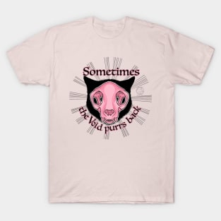 Sometimes the void purrs back T-Shirt